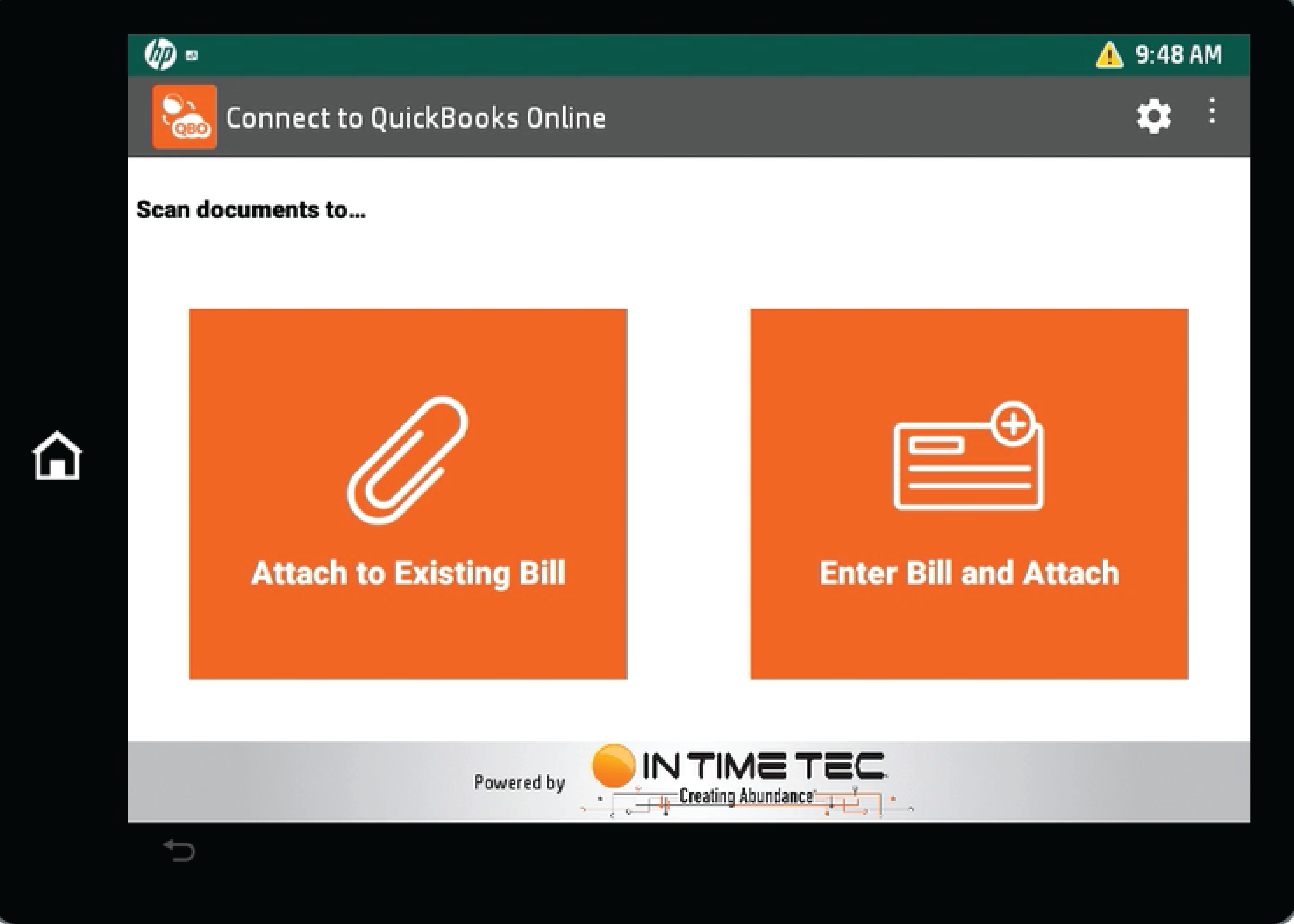 Connect To Quickbooks Online - HP Workpath App Connect To Quickbooks Online - HP Workpath App